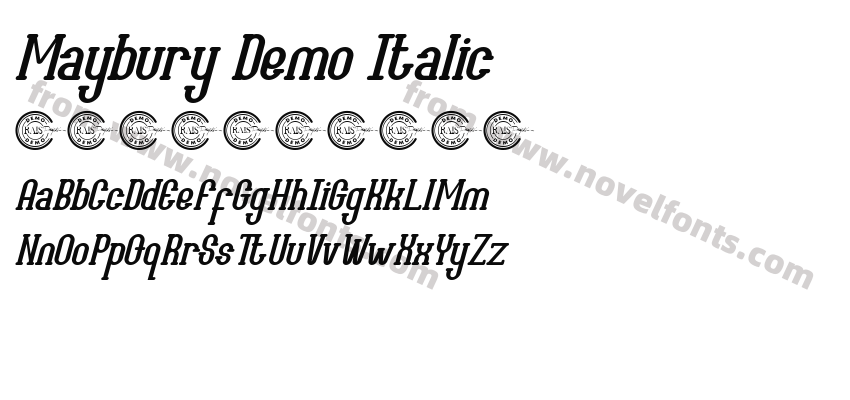 Maybury Demo ItalicPreview