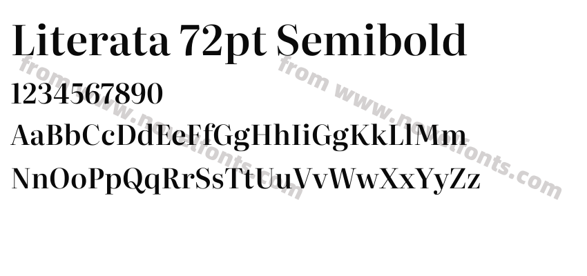 Literata 72pt SemiboldPreview