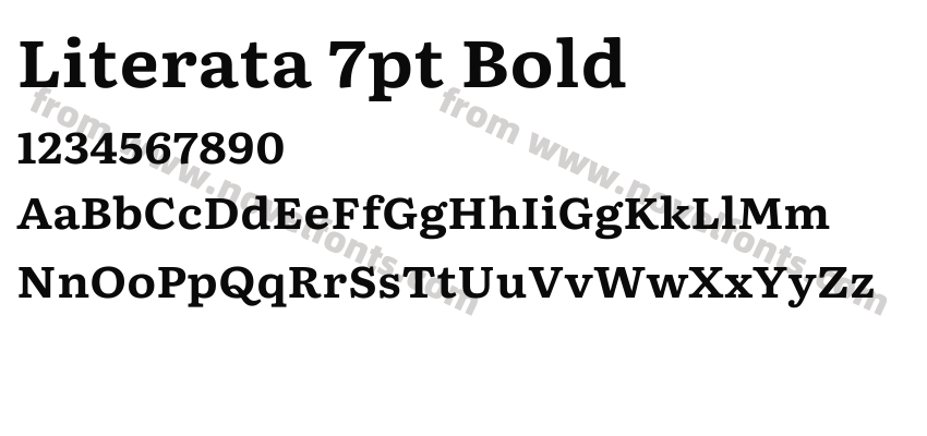 Literata 7pt BoldPreview