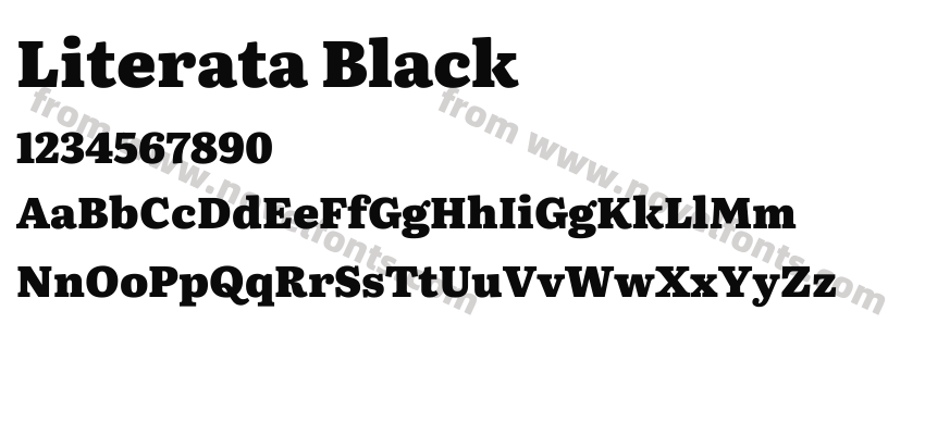Literata BlackPreview