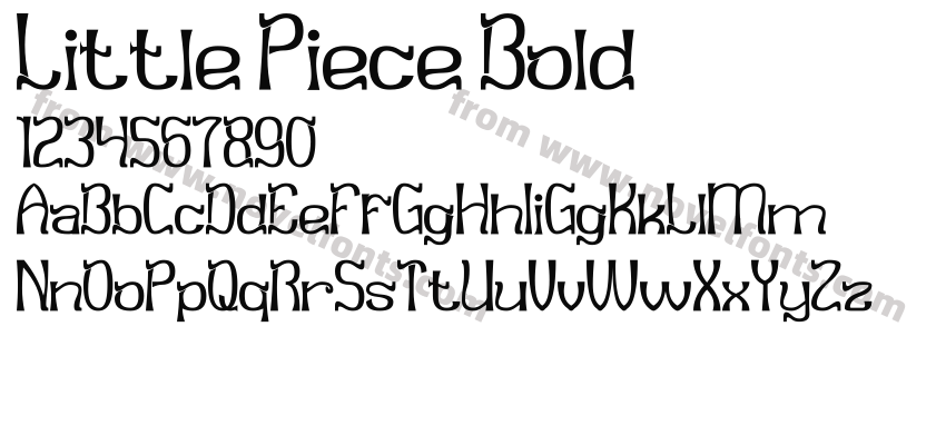 Little Piece BoldPreview