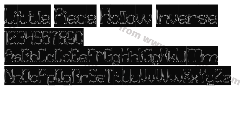 Little Piece Hollow InversePreview