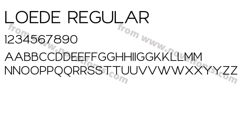Loede RegularPreview