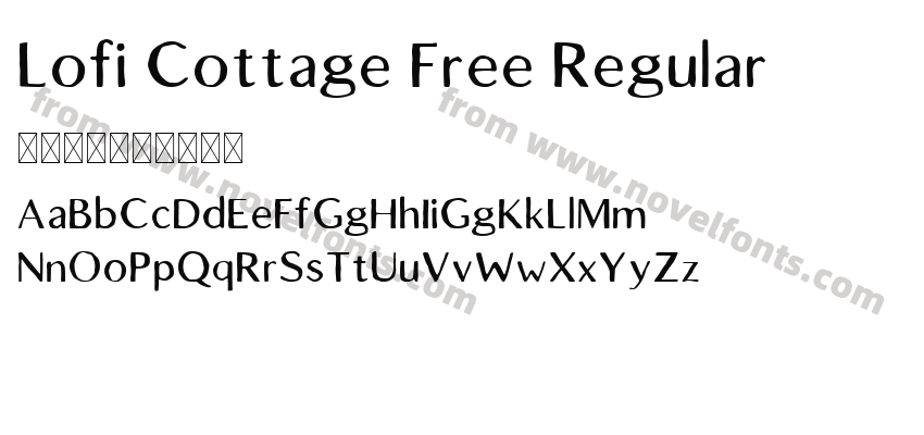 Lofi Cottage Free RegularPreview