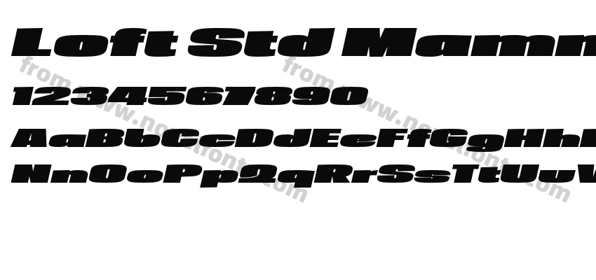 Loft Std Mammoth ItalicPreview