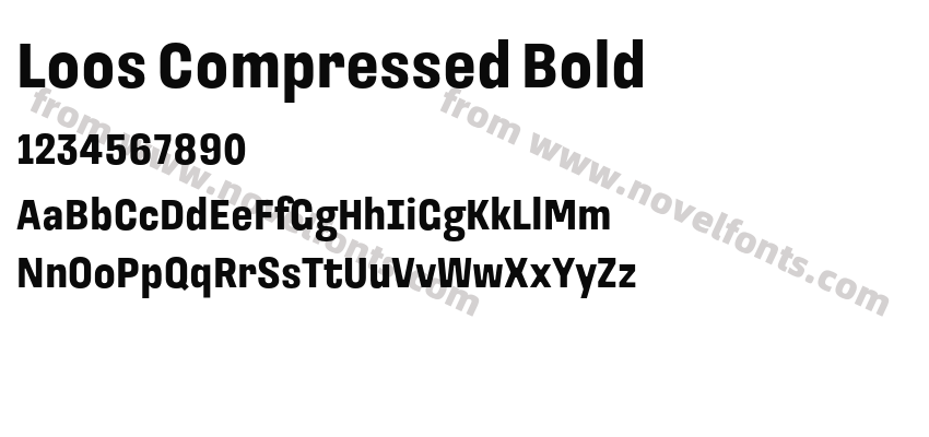 Loos Compressed BoldPreview