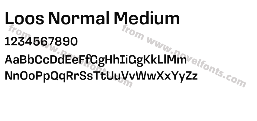 Loos Normal MediumPreview