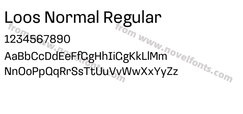 Loos Normal RegularPreview
