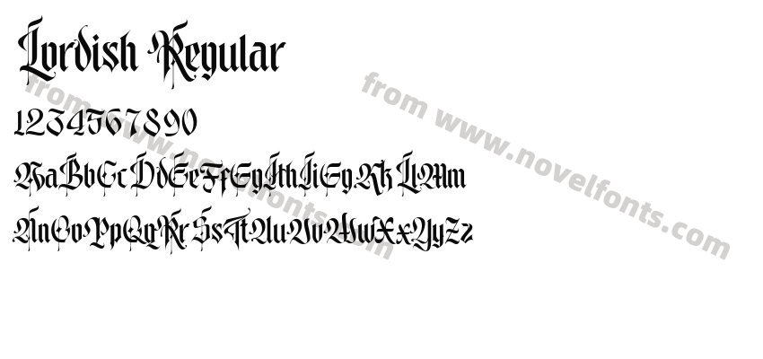 Lordish RegularPreview