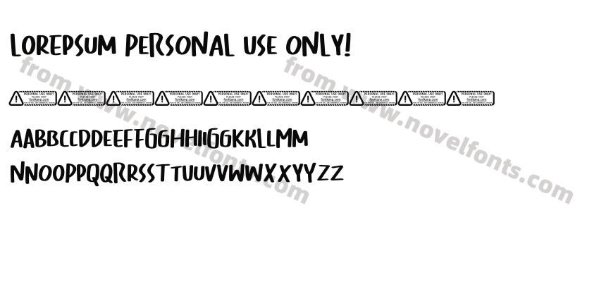 Lorepsum PERSONAL USE ONLY!Preview