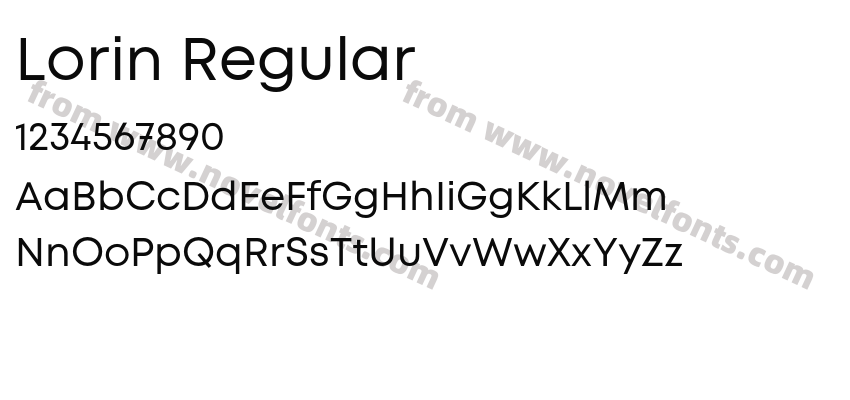 Lorin RegularPreview