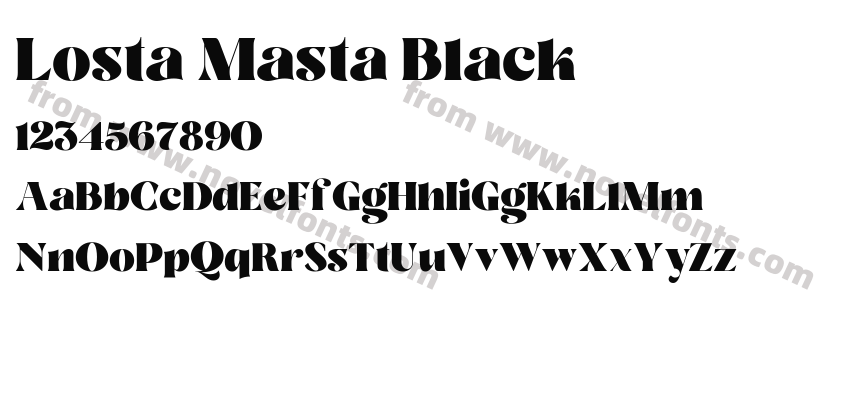 Losta Masta BlackPreview