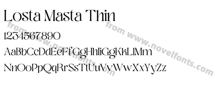 Losta Masta ThinPreview