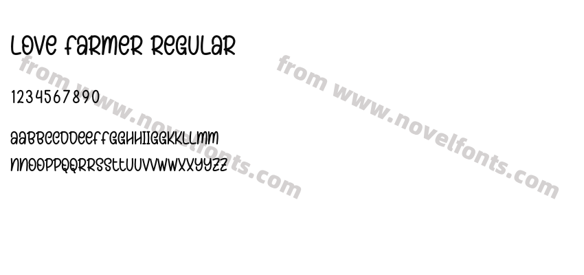 Love Farmer RegularPreview