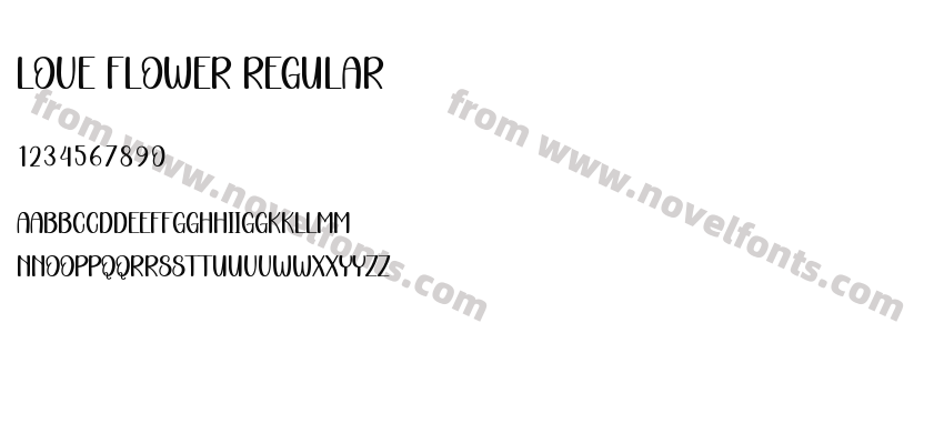 Love Flower RegularPreview