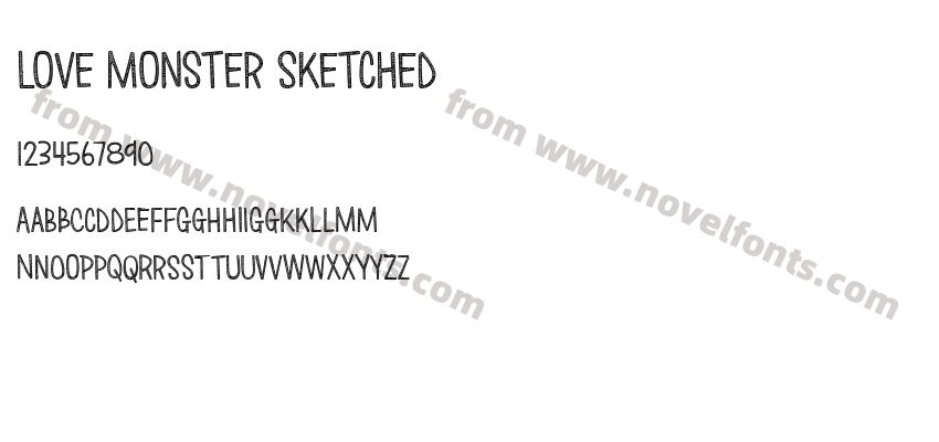 Love Monster SketchedPreview