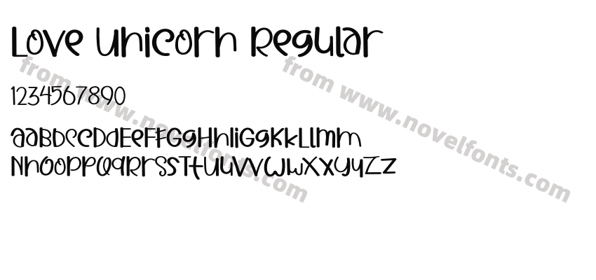 Love Unicorn RegularPreview