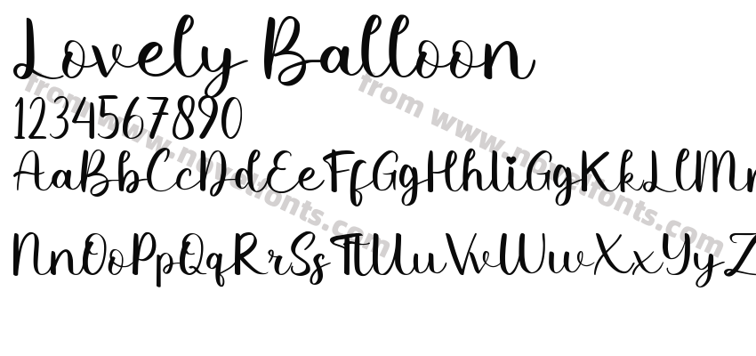 Lovely BalloonPreview
