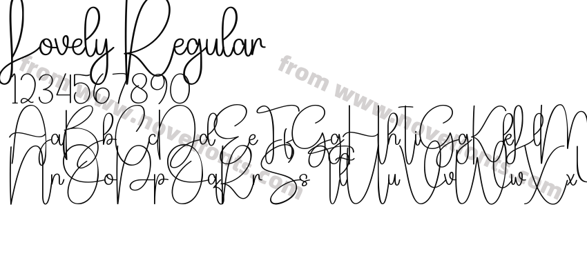 Lovely RegularPreview