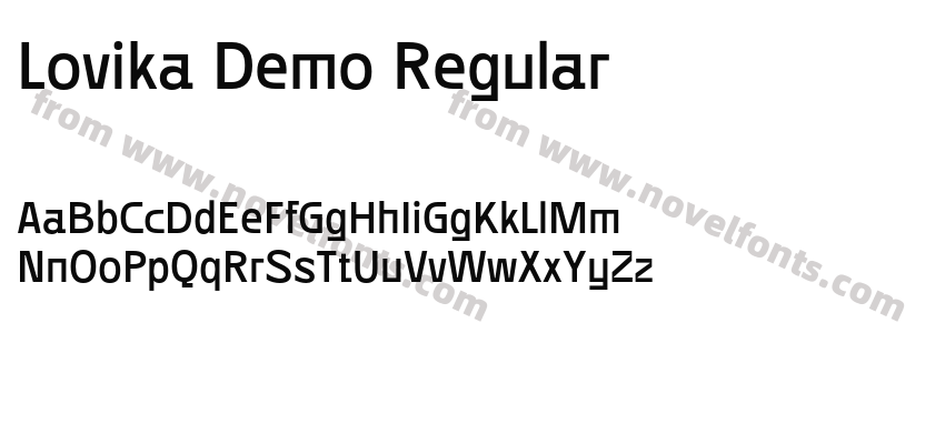 Lovika Demo RegularPreview