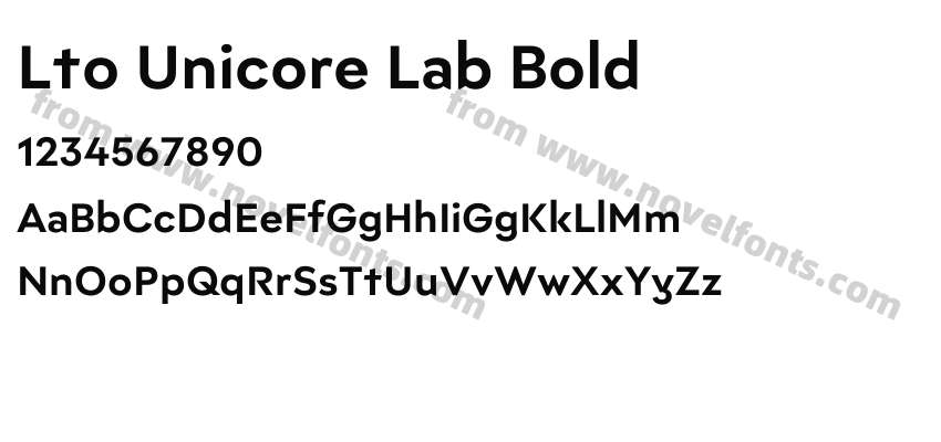Lto Unicore Lab BoldPreview