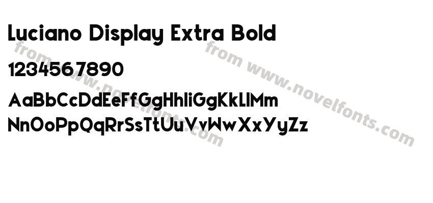 Luciano Display Extra BoldPreview