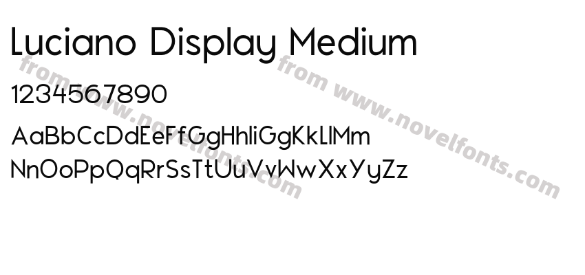 Luciano Display MediumPreview
