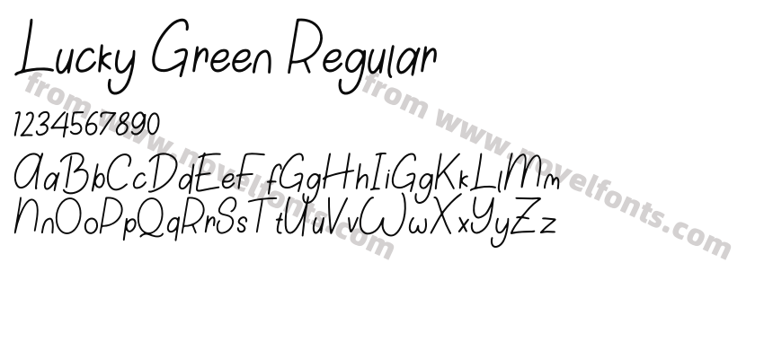 Lucky Green RegularPreview