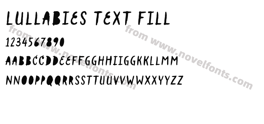 Lullabies Text FillPreview