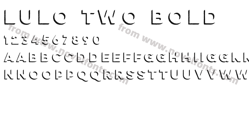 Lulo Two BoldPreview