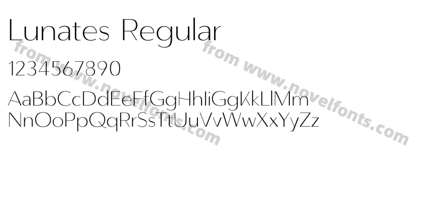 Lunates RegularPreview