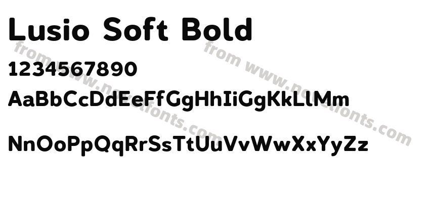 Lusio Soft BoldPreview