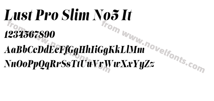 Lust Pro Slim No5 ItPreview