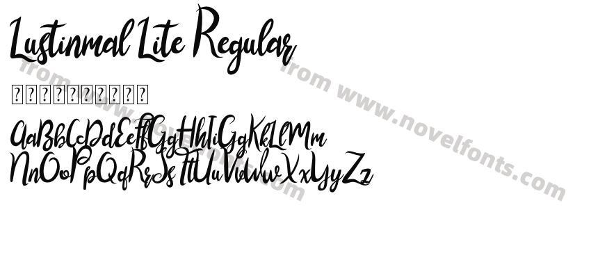 Lustinmal Lite RegularPreview