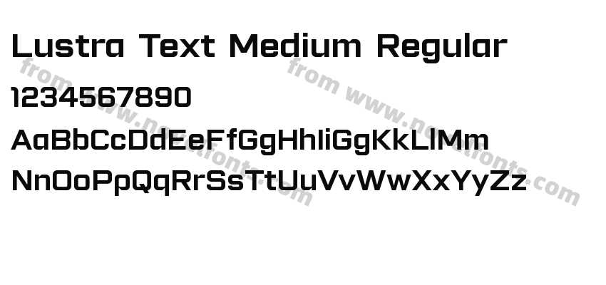 Lustra Text Medium RegularPreview
