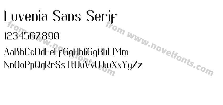 Luvenia Sans SerifPreview