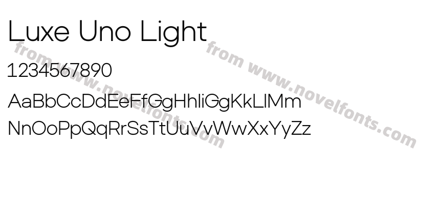 Luxe Uno LightPreview