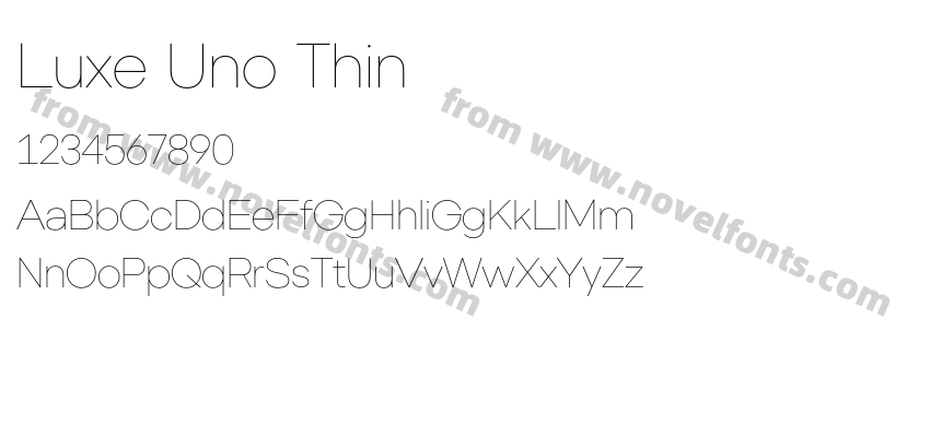 Luxe Uno ThinPreview