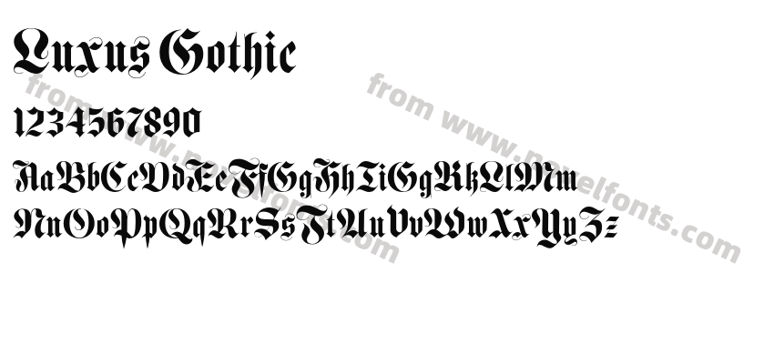 Luxus GothicPreview