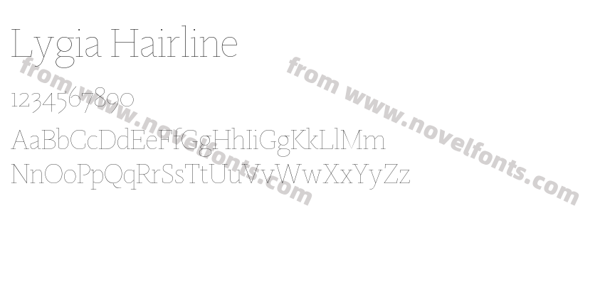 Lygia HairlinePreview