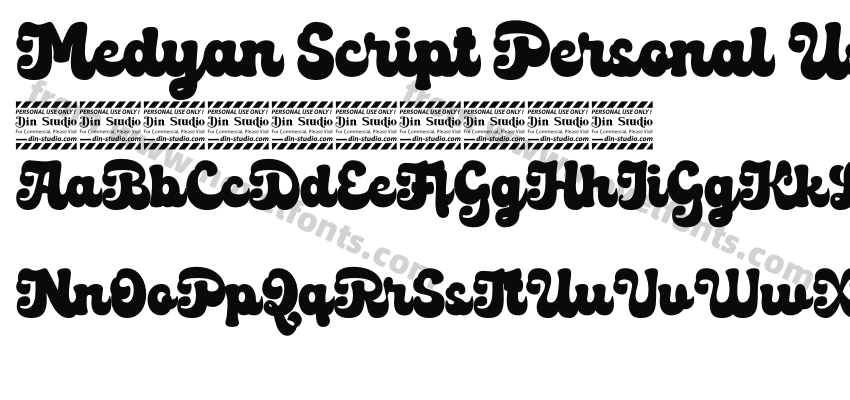 Medyan Script Personal Use Only RegularPreview