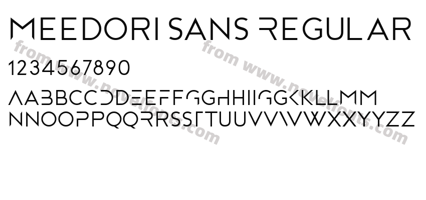 Meedori Sans RegularPreview