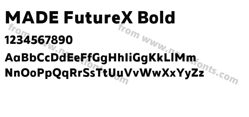 MADE FutureX BoldPreview