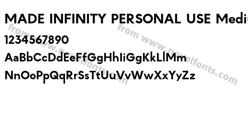 MADE INFINITY PERSONAL USE MediumPreview