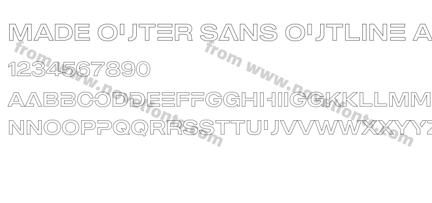 MADE Outer Sans Outline AltPreview