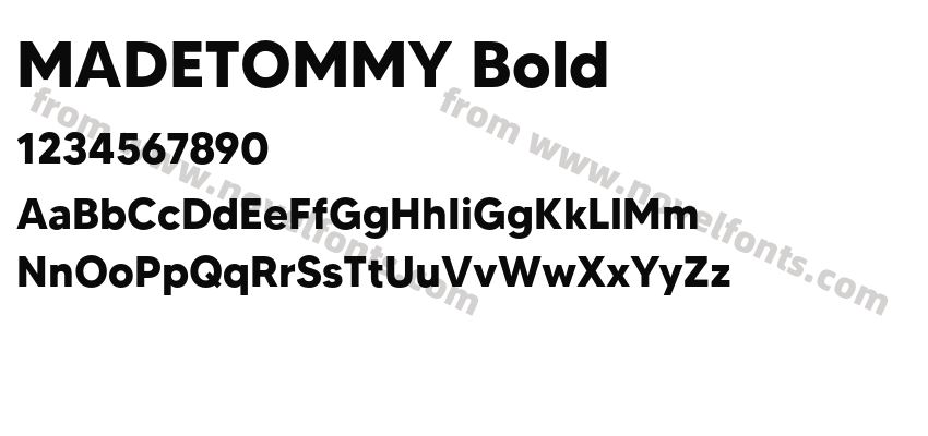 MADETOMMY BoldPreview