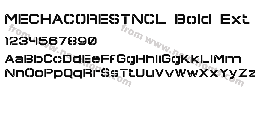 MECHACORESTNCL Bold Ext ExpPreview
