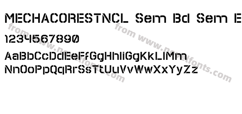 MECHACORESTNCL Sem Bd Sem ExpPreview