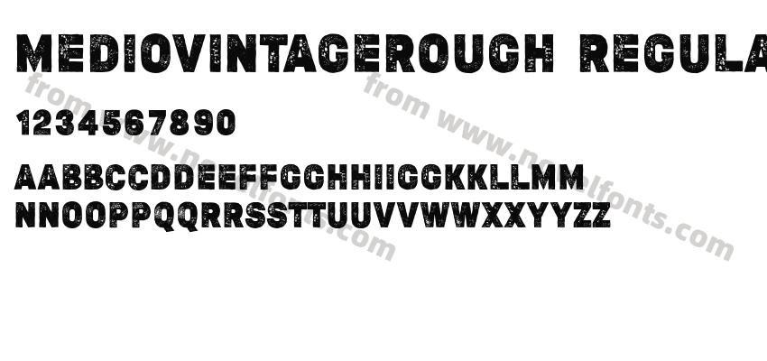 MEDIOVINTAGEROUGH RegularPreview