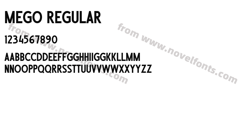 MEGO RegularPreview